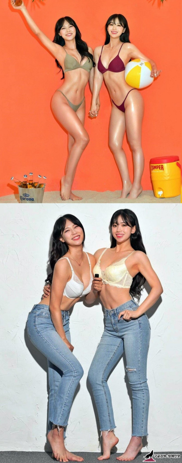 ㅇㅎ) 절친 치어리더끼리 촬영한 바디프로필 img #2