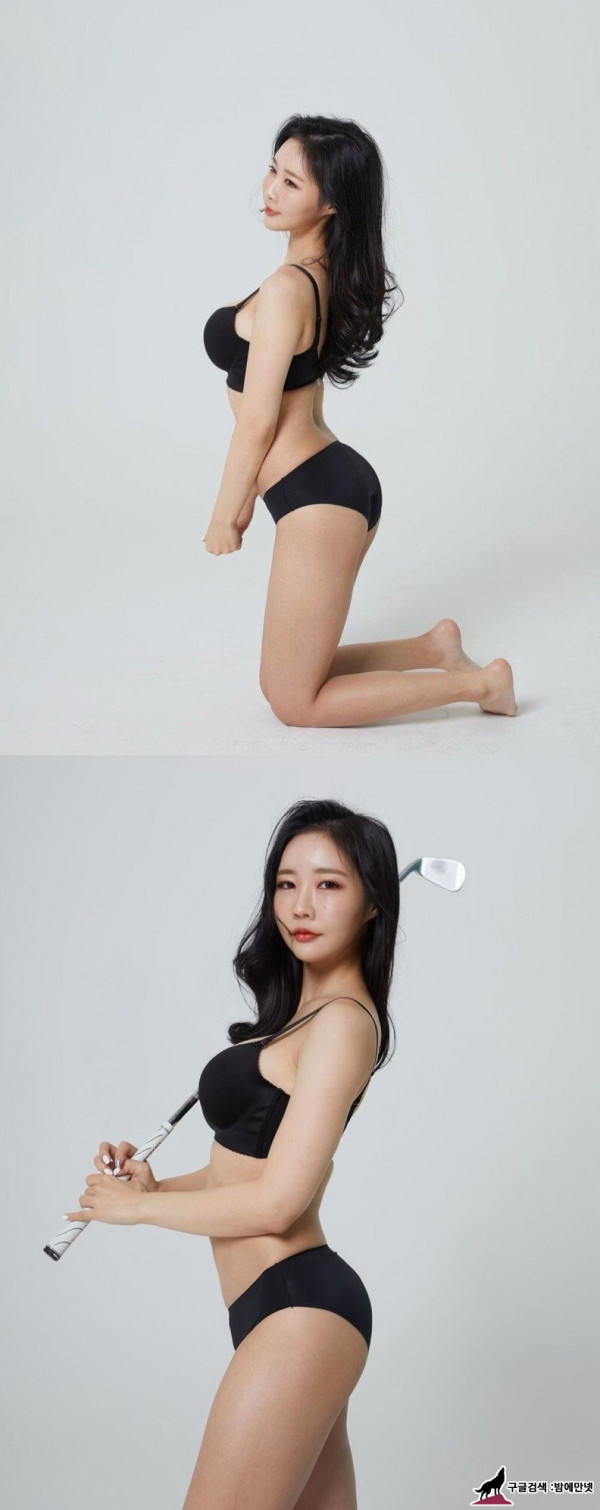 팬티 브래지어만 입고 있는 프로골퍼 img #1